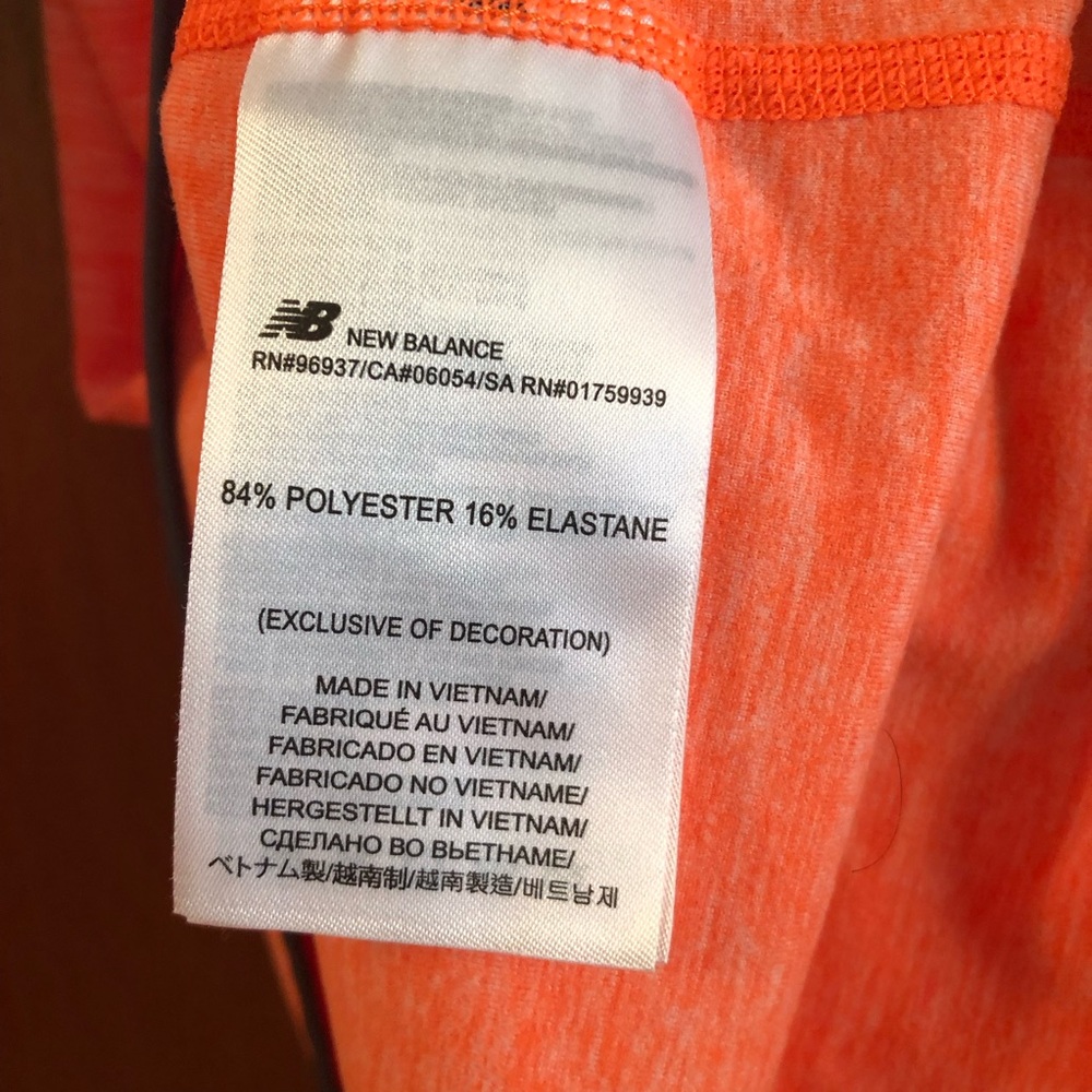 NWT New Balance Dry Accelerate Quarter Zip Pullover Performance Top Size M - Picture 12 of 12